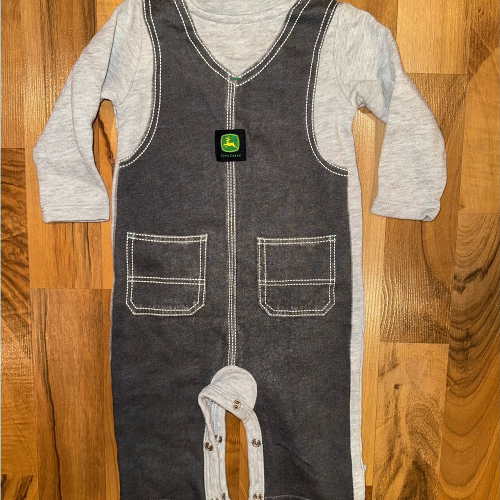 John Deere baby outfit overall style size 3-6 months boy‎ - Picture 2 of 4